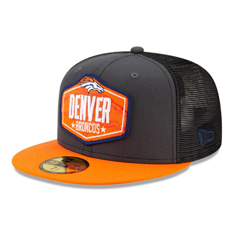 Gorras New Era 59fifty Grises - Denver Broncos NFL Draft 35904PTFM